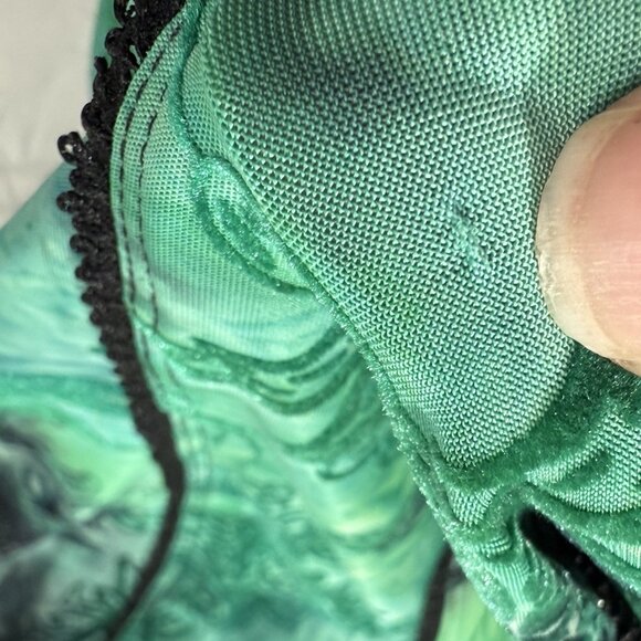 Vtg Y2k Whimsigoth Top Women’s Sz XL Dark Fairy Forest Goblin Velvet Detail - Picture 10 of 11